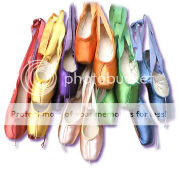 Rainbow colored pointe shoes photo rainbowpointeshoes.jpg