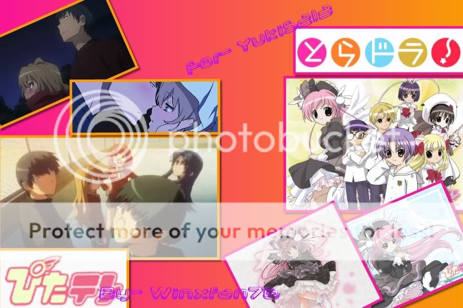 Pita Ten and Toradora tora dora wallpaper. Pita Ten and Toradora